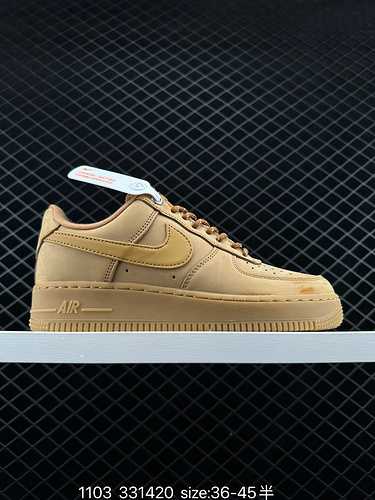 Autentica scarpa casual Nike Air Force Low AF Classic Wheat Air Force One Low Top CJ9792 Nike contin