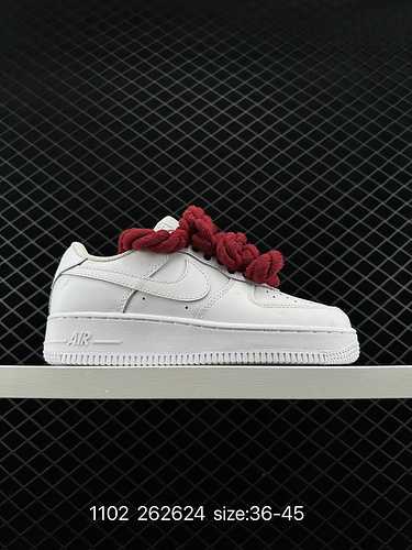 2 autentiche scarpe da ginnastica casual versatili Nike Air Force Low Air Force One basse Le prestaz