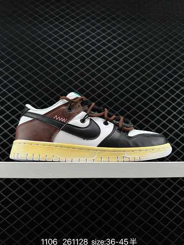 La sneaker Nike Dunk Low, una sneaker retrò decostruita senza spalline degli anni '80, è stata origi