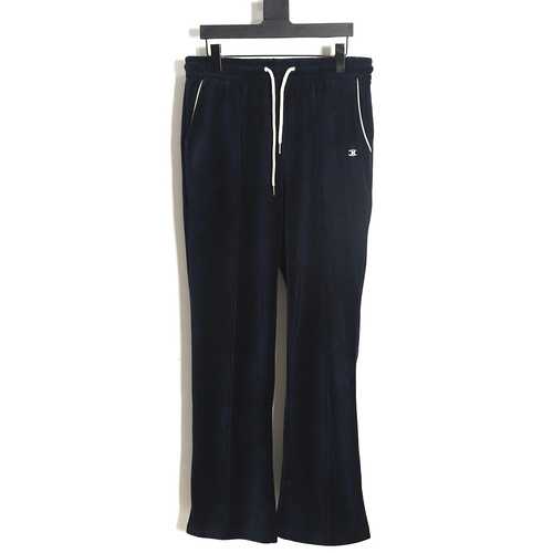 Pantaloni con cerniera in velluto CE Celine 23FW