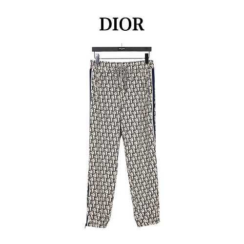 Pantaloni con set di nastri laterali jacquard CDDior 23Fw AOP