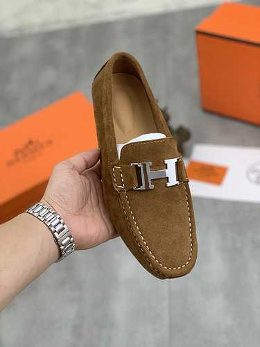 Hermes Men's Shoe Code: 1106B10 Size: 38-44 (customized to 45)