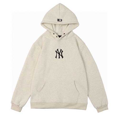 MLBNY Maglione con cappuccio e peluche stampato floccato originale retrò esclusivo per coppia