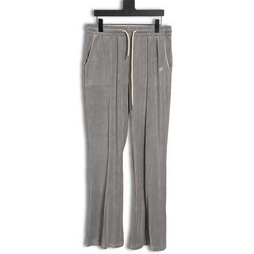 Pantaloni con cerniera in velluto CE Celine 23FW