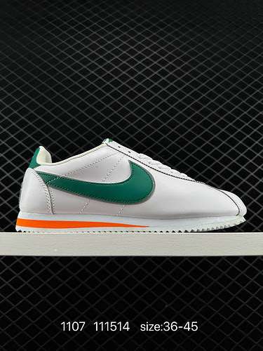 7 Nike Classic Cortez Premium Mini Swoosh Vintage Classic Forrest Gump Versatile scarpa da jogging c