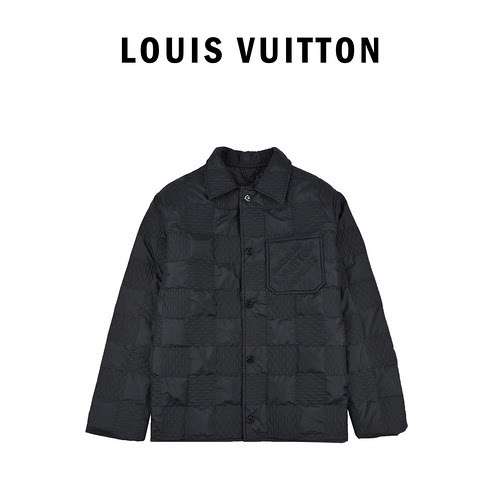 Cappotto giacca in cotone scozzese nuovo di LVLouis Vuitton 23ss