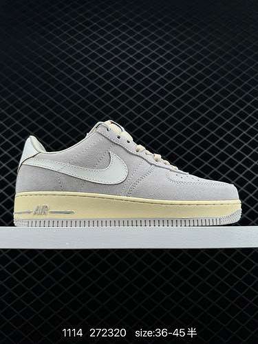 Autentica sneaker casual versatile Nike Air Force Low Air Force One Low top Le prestazioni di ammort