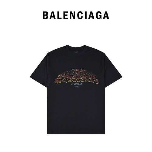 T-shirt a maniche corte stampata della serie breve esclusiva di capsule BLCGBalenciaga