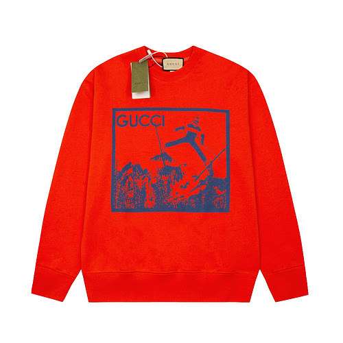 Gucci 24ss Ultimo maglione girocollo da sci rosso