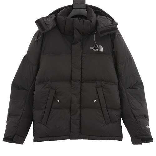 Piumino con cappuccio e zip color block North TNF