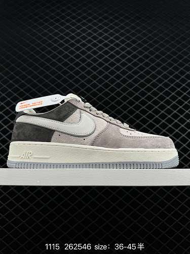 23 AutunnoInverno Nuovo prodotto Grado aziendale Nike Air Force Low 7meter Grigio Nero Colore Air Fo