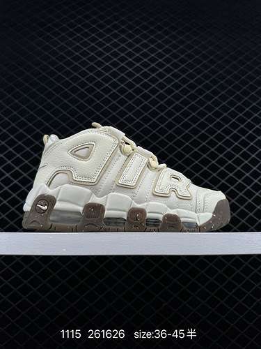 3 NK Air More Uptempo Big AIR Pippet Vintage Scarpa da basket Codice DX939 Taglia 36 36 37 38 38 39 