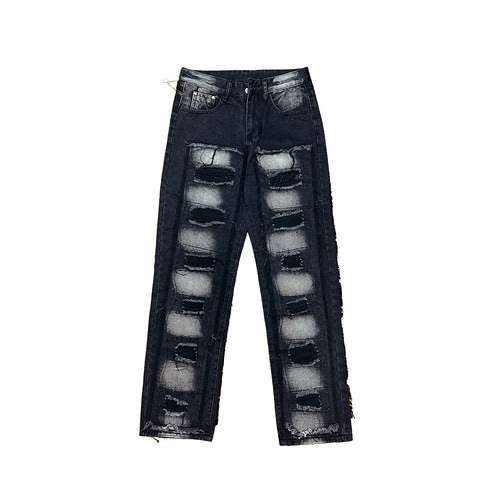 BLCGBalenciaga vecchi jeans danneggiati lavati