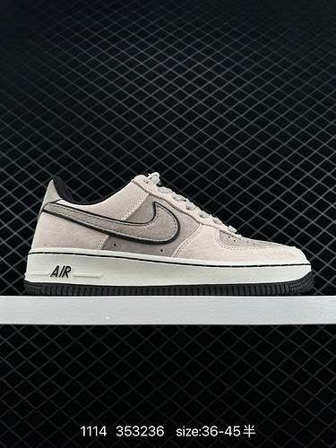 8 nuovi prodotti spediti a livello aziendale Nike Air Force Low 7 Grigio Nero Air Force No1 Scarpe d