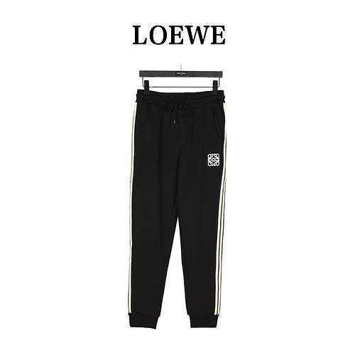 Pantaloni di protezione in velluto con nastro ricamato con logo Loe we Roewe