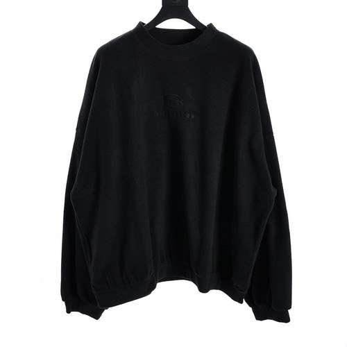 Maglione girocollo in pile con doppio anello BLCGBalenciaga