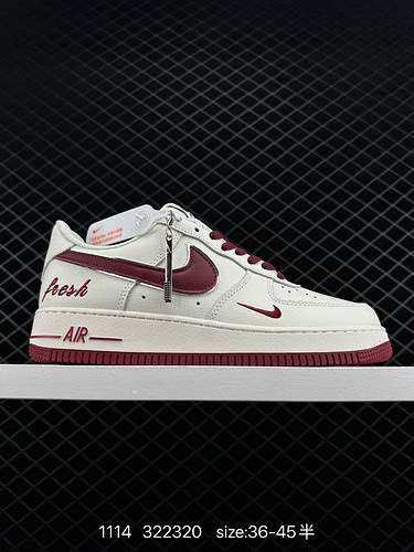 Autentica sneaker casual versatile Nike Air Force Low Air Force One Low top Le prestazioni di ammort