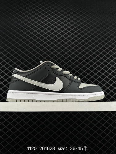 4 Nike SB Dunk LowBlackFog dunk serie scarpe da skateboard sportive casual lowtop quotBlack Raw Rubb