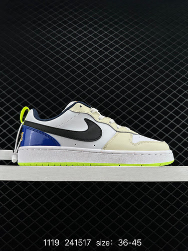 8 Nike Court Borough Low 2 FP scarpe da ginnastica casual traspiranti versatili basse con un design 