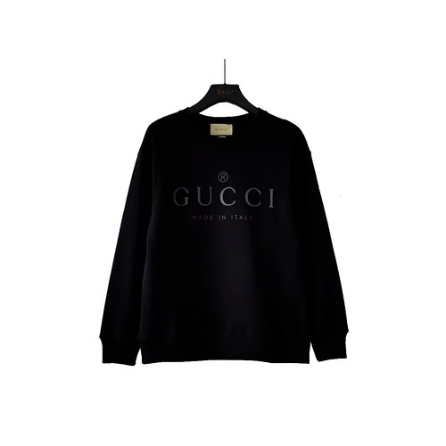 GucciFelpa girocollo con stampa logo semplice Gucci 23Fw