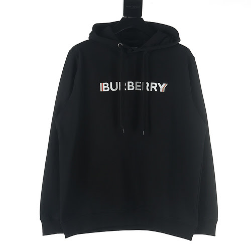 Felpa con cappuccio con stampa lettere fantasma di Burberry BBR 23Fw