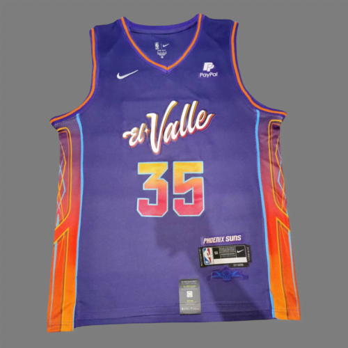 Suns No. 35 Durant Purple 24 New Season City Edition Jersey