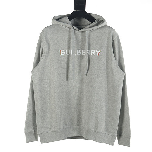 Felpa con cappuccio con stampa lettere fantasma di Burberry BBR 23Fw