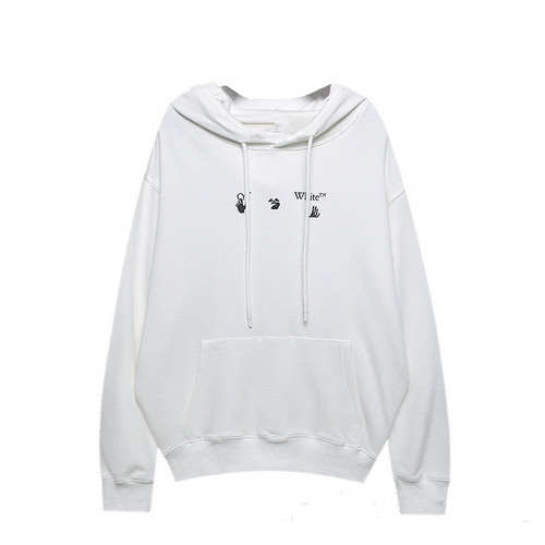 OFFWHITE Felpa con cappuccio con stampa Frecce disciolte unisex