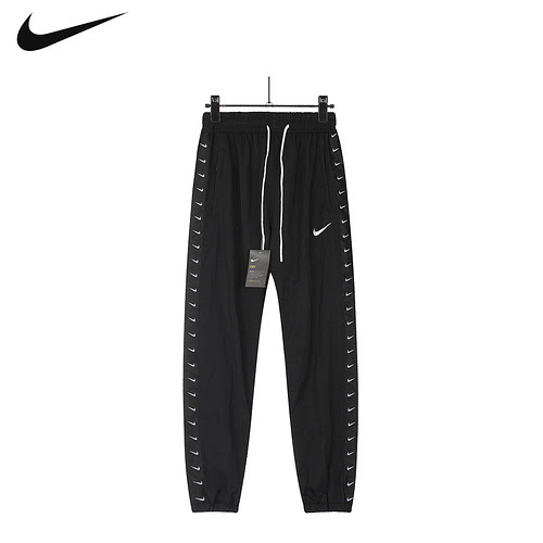 NIKE Pantaloni leggings ad asciugatura rapida con ricamo Nike in tessuto con gancio