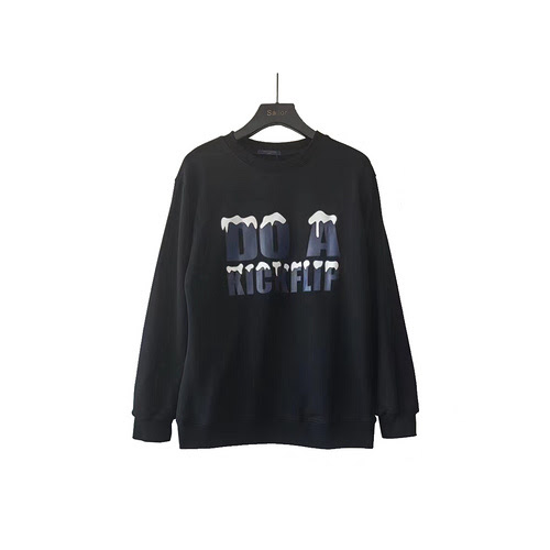 LVLouis Vuitton 23fw top girocollo a maniche lunghe con stampa per uomo e donna felpa pullover