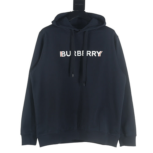 Felpa con cappuccio con stampa lettere fantasma di Burberry BBR 23Fw