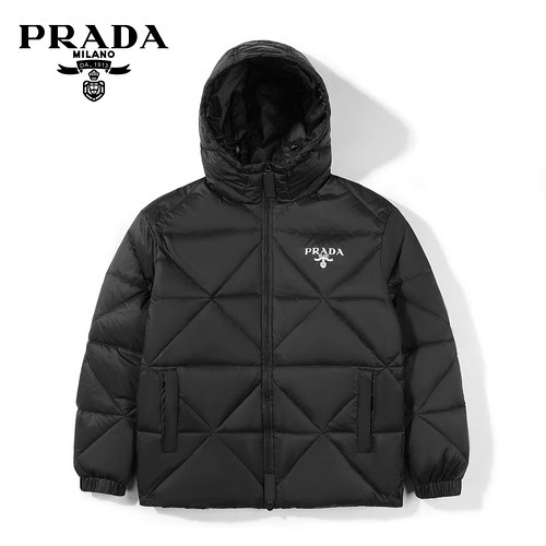 Prada PRADA 22 Piumino scozzese triangolare invernale Piumino da uomo e da donna