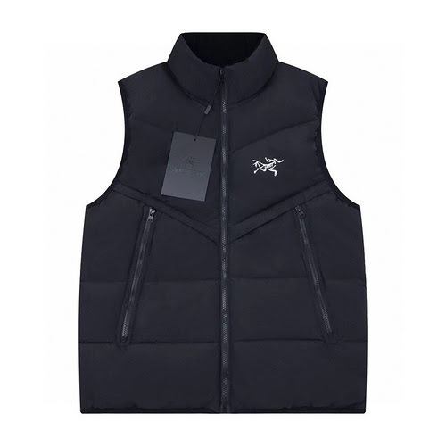 Gilet in piumino caldo ricamato leggero ArcArchaeopteryx AW23