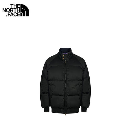 Piumino ricamato TNFNorth Face 22FW in piumino d'anatra bianco con colletto rialzato