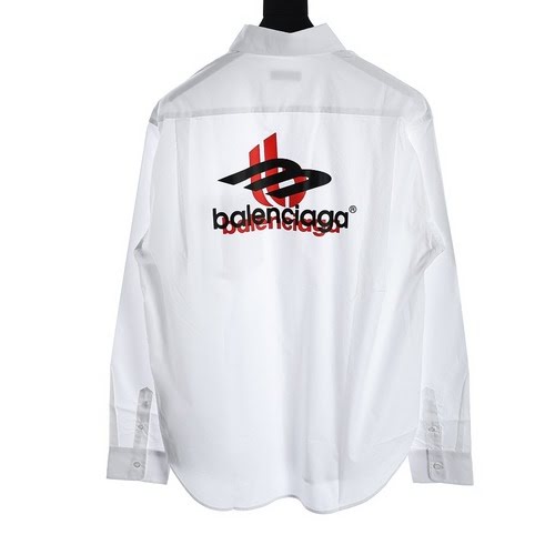 Maglia BLCGBalenciaga con LOGO stampato sovrapposto