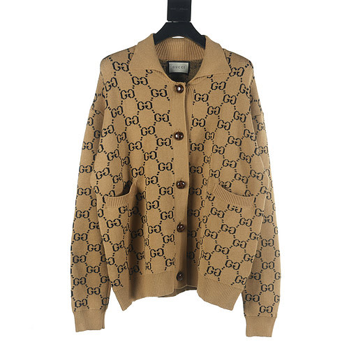 GucciCardigan maglione jacquard Doppia G di Gucci GUC