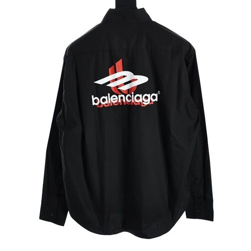 Maglia BLCGBalenciaga con LOGO stampato sovrapposto