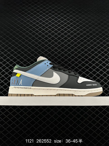 26 Scarpe da skateboard sportive casual di fascia bassa Nike SB Dunk Low quotBeatlesquot abbinate ai