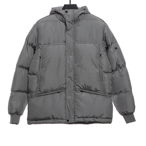 Giacca Stone Island Classic in nylon e cotone metallizzato