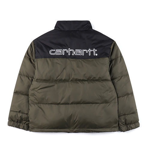 Piumino Carhartt WIP semplice con colletto rialzato color block