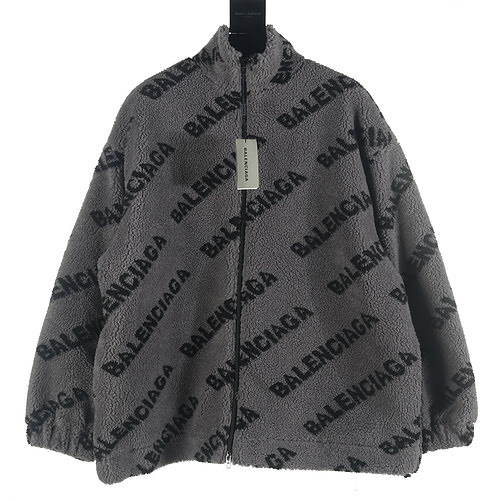 Giacca sherpa sbarramento Balenciaga BLCG 23Fw