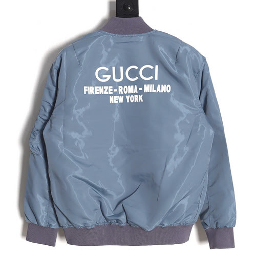 Gucci Gucci 23 nuovo bomber in cotone sottile stampato autunno inverno