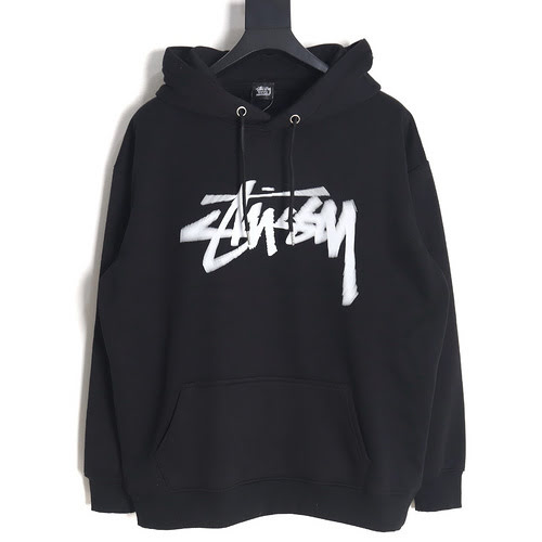 Felpa con cappuccio STUSSY con logo fantasma