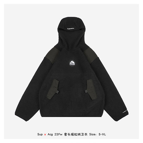 Felpa pullover in pile Sup x Acg 22Fw