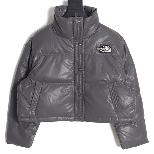 Piumino corto in pelle TNF North 23fw Rainbow 88 Kendou