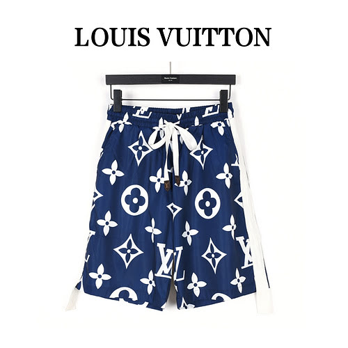 Pantaloncini con nastro floreale stampato LVLouis Vuitton 22ss