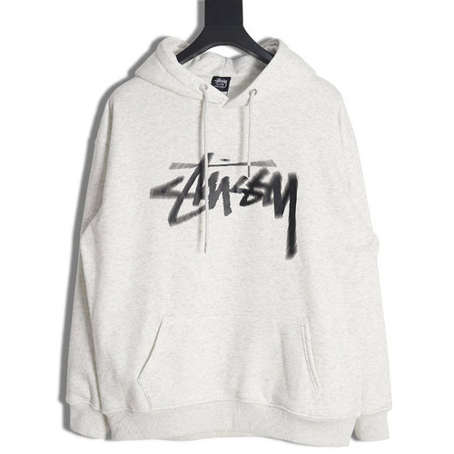 Felpa con cappuccio STUSSY con logo fantasma