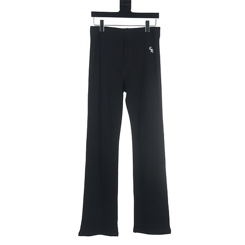 Pantaloni Croxin CH 23FW con ricamo waffle