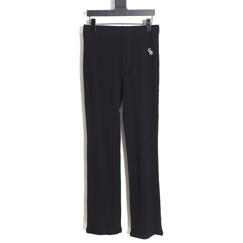 Pantaloni CH Crow Heart 23FW con ricamo waffle