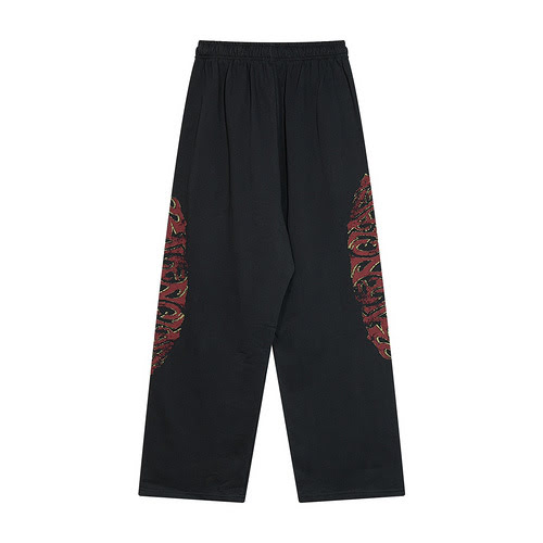 Pantaloni della tuta BLCGParis con scritta Flame Graffiti Capsule LOGO